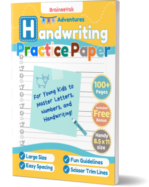 Handwriting Practice Paper for Kids - YAK EDITION