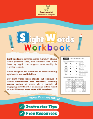 Sight Words Workbook - A Fun & Easy Activity Book to Master Essential Sight Words for Pre-K & Kindergarten - Image 4