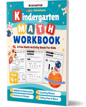 Kindergarten Math Workbook - A Fun Math Activity Book for Kids